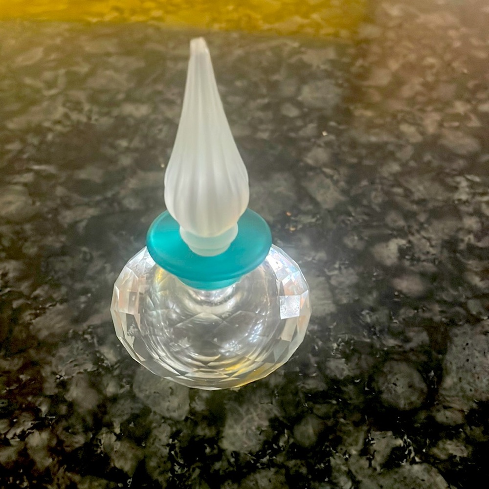 Swarovski Silver‎ Crystal Oriental Falcon Perfume Bottle